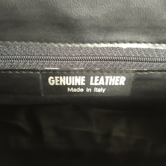 Genuine Leather Bag - Made In Italy - Picture 4 of 5